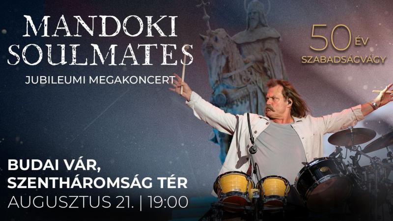 **50 Év Szabadságvágy - Mandoki Soulmates Megakoncert**

Az eltelt öt évtized során a szabadságvágy mindig is középpontban állt, és most ez a vágy újra életre kel a Mandoki Soulmates különleges megakoncertjén. Az esemény nem csupán egy zenei élmény, hanem